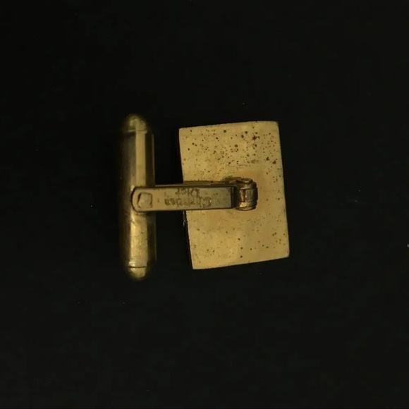 Christian Dior Logo Gold Tone Cuffs /1J0455 - Picture 4 of 5